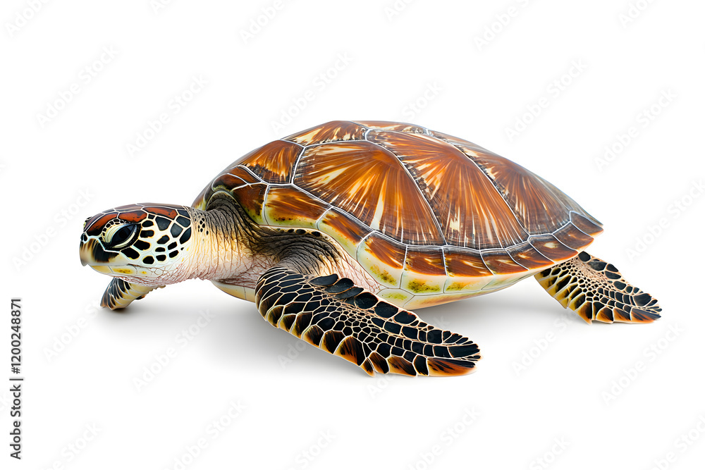 Obraz premium Turtle isolated on white background