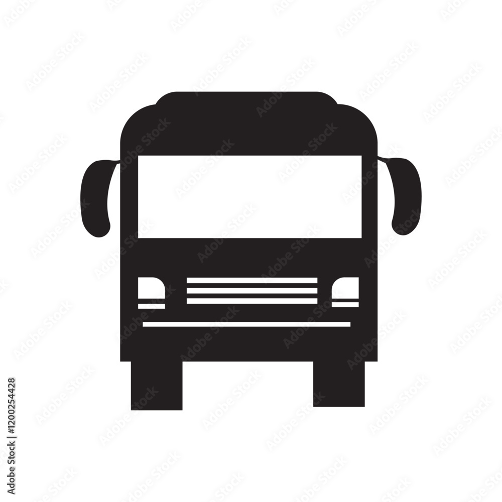 Truck icon silhouette isolated sign symbol vector art illustration Truck icon silhouette isolated sign symbol vector art illustration