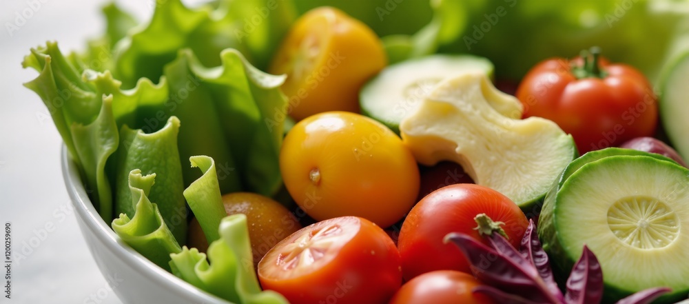 Vibrant fresh and health-focused a stunning bowl filled with an array of organic vegetables for the ultimate vegan salad Vibrant fresh and health-focused a stunning bowl filled with an array of organic vegetables for the ultimate vegan salad
