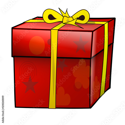 Giftbox in th chrismas day