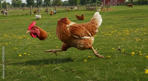 headless chicken, run around like a chicken with it's head cut off, bird, feather, running photo