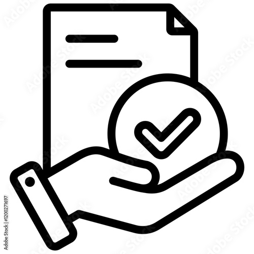 Claim Outline Icon