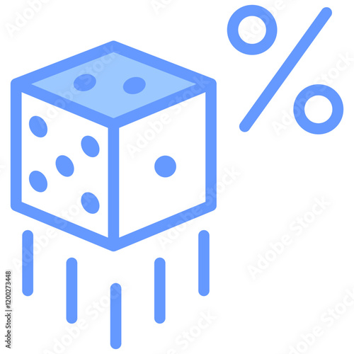 Probability Blue Icon photo