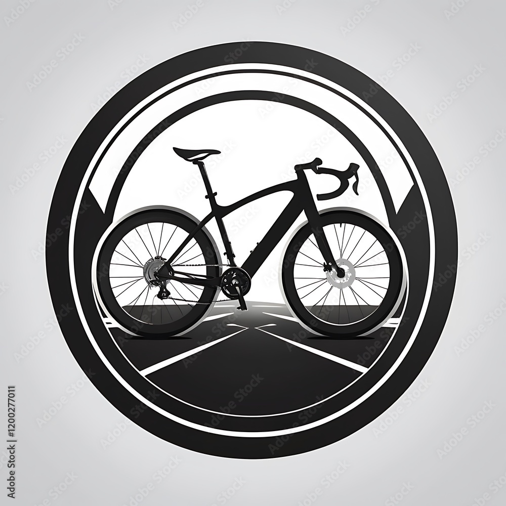 creative logo in bicycle shape creative logo in bicycle shape