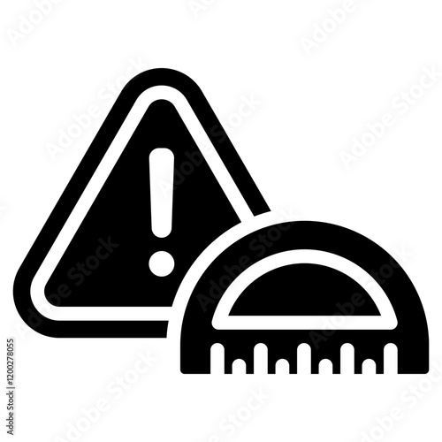 Measurement Error Glyph Icon