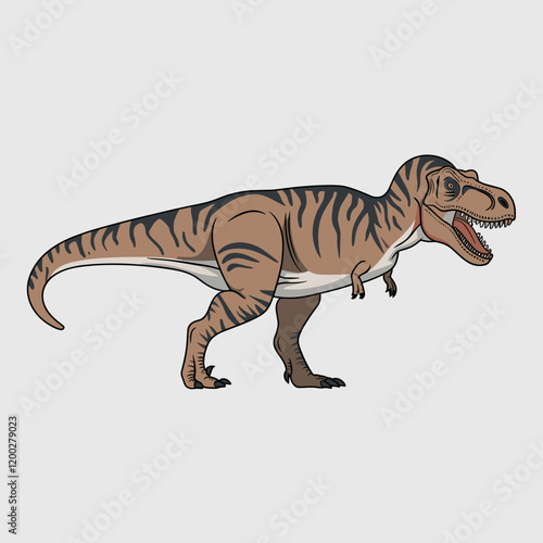 Tyrannosaurus Rex Dinosaur Vector Illustration