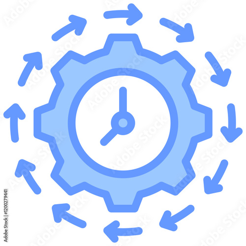 Free Download Consistency Blue Icon - GFXLoad