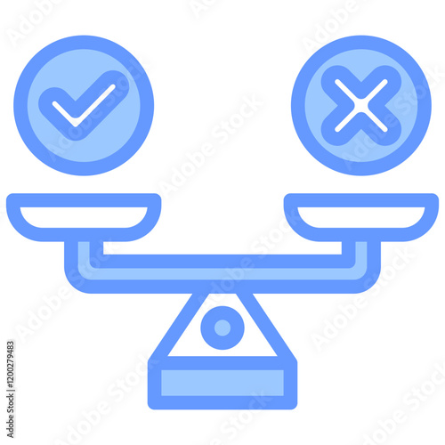 Scale Blue Icon