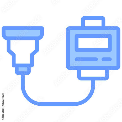 Transducer Blue Icon photo