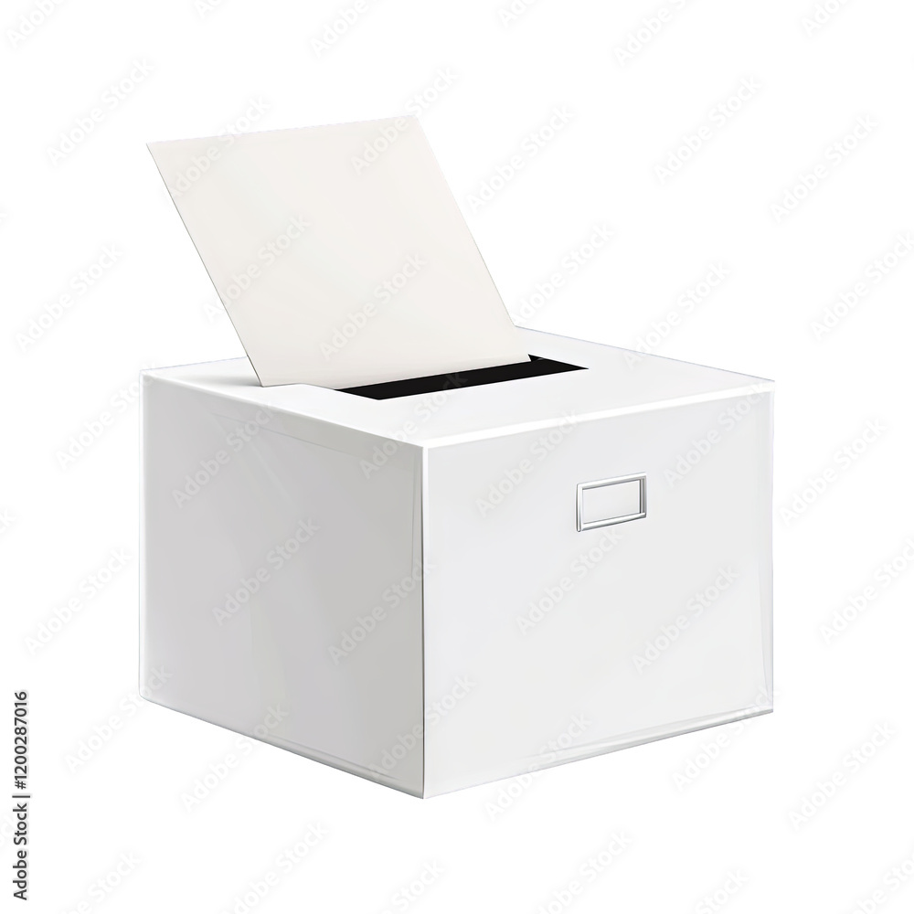 Voting Ballot Box Isolated On Transparent Background Voting Ballot Box Isolated On Transparent Background