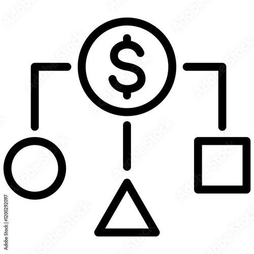 Diversification Outline Icon