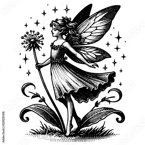Magical Fairy Illustration