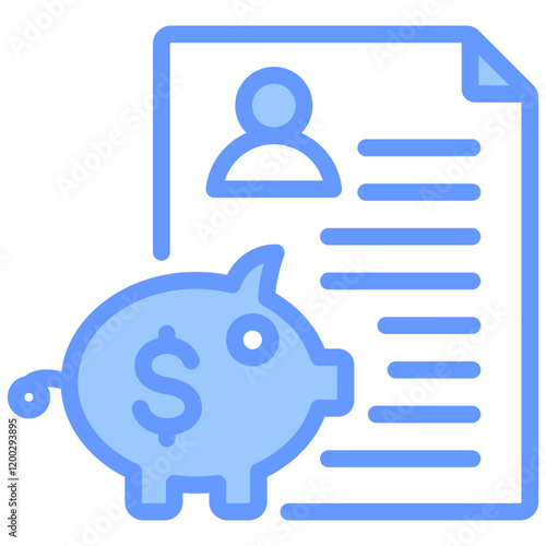 Roth Ira Blue Icon