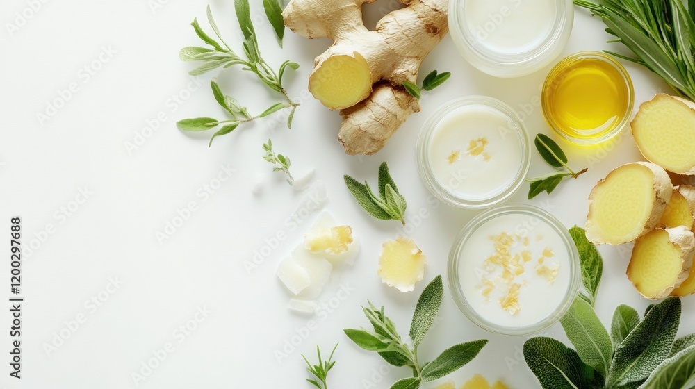 Natural Skincare Ingredients: Ginger, Herbs, and Creams Natural Skincare Ingredients: Ginger, Herbs, and Creams