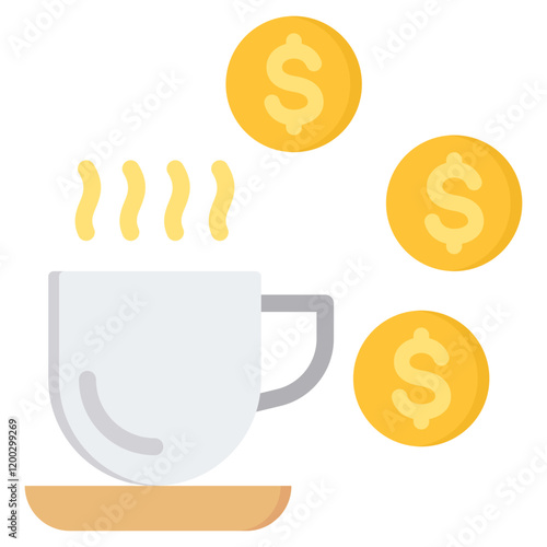 Passive Income Flat Icon