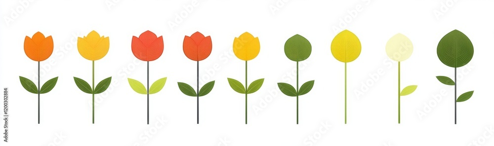 Floral elements in a doodle style can be versatile, fitting for card designs, weddings, spring-themed decorations, and more Floral elements in a doodle style can be versatile, fitting for card designs, weddings, spring-themed decorations, and more