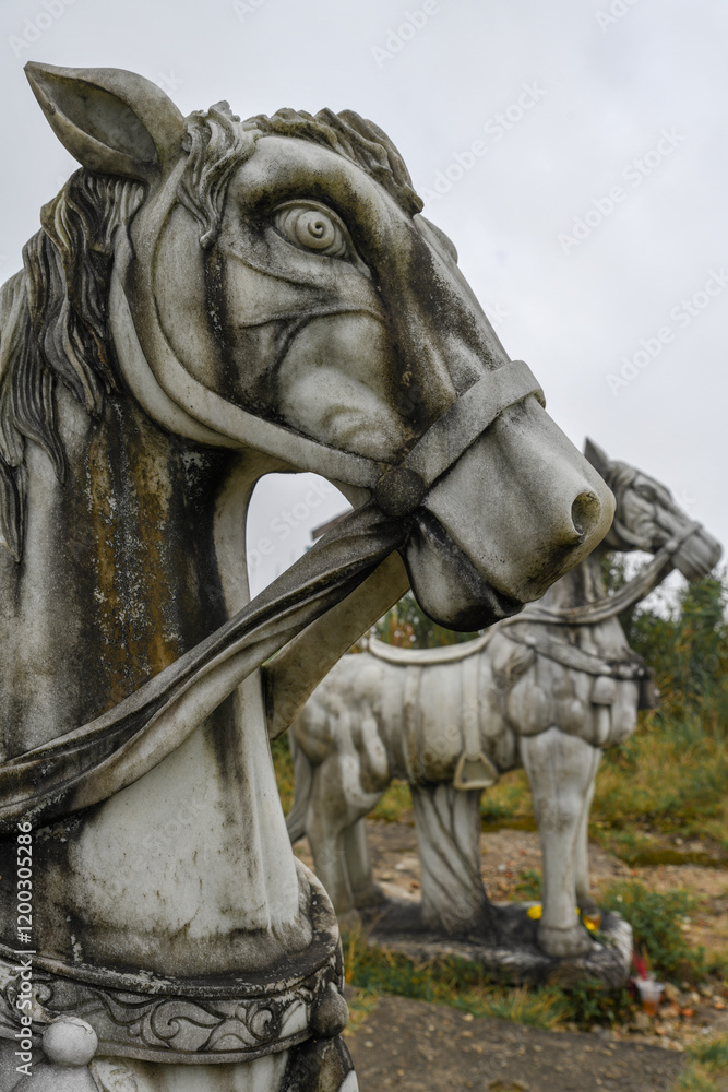 Horse statue