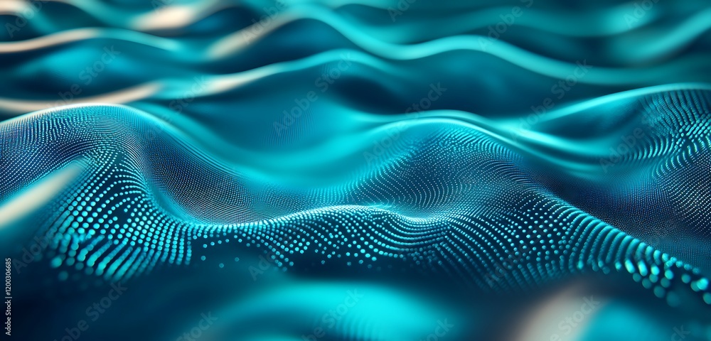 futuristic energy wave pattern in teal background futuristic energy wave pattern in teal background