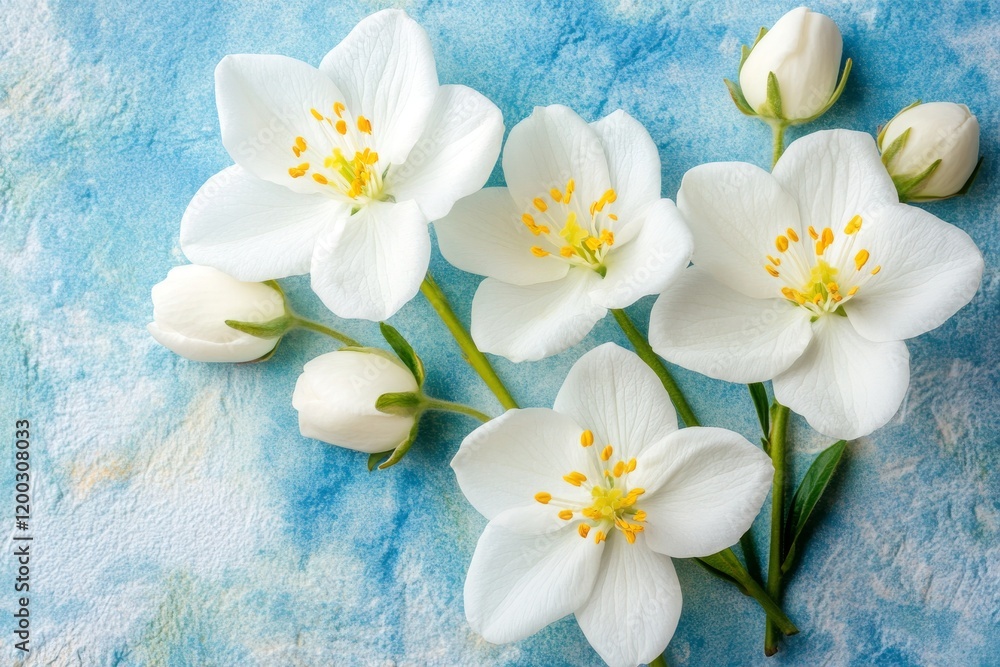 A scene featuring spring flowers with room for text. March 8, spring A scene featuring spring flowers with room for text. March 8, spring