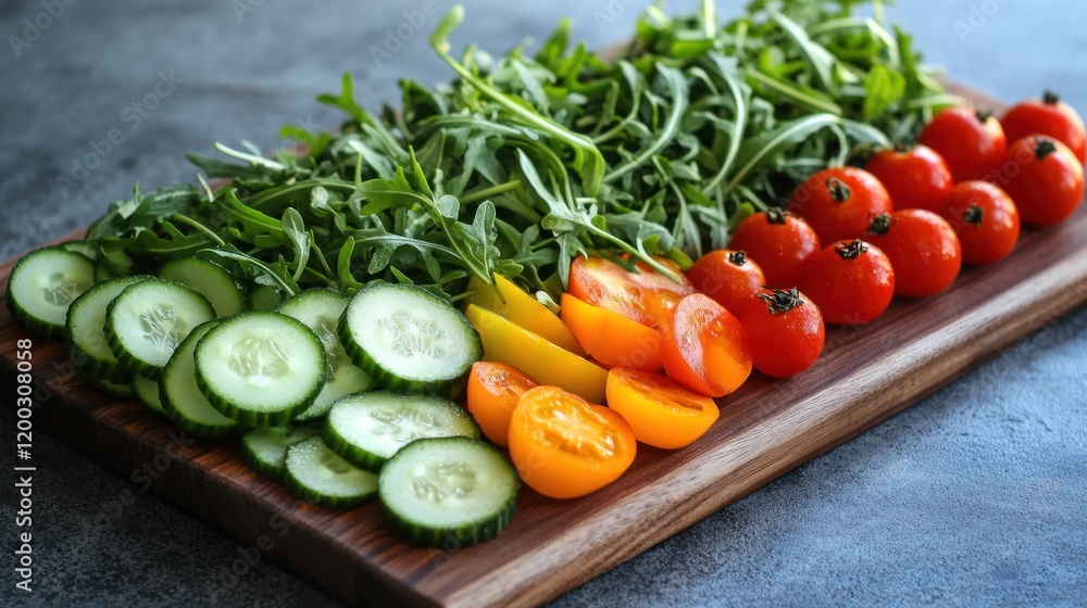 Vibrant Vegetable Platter: A Rainbow of Freshness