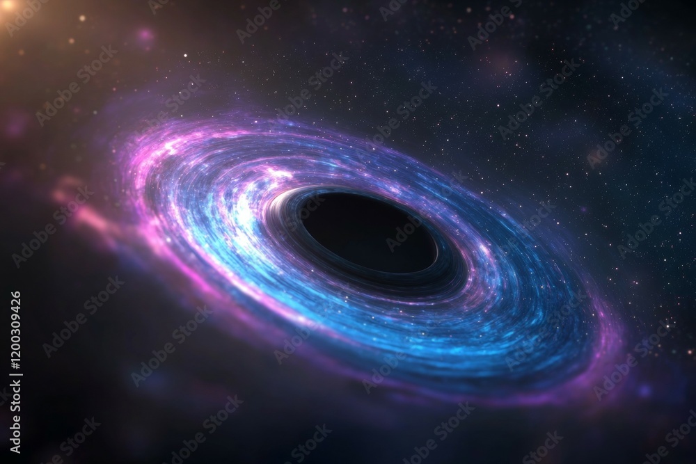 Large blue and purple hole in the sky Large blue and purple hole in the sky