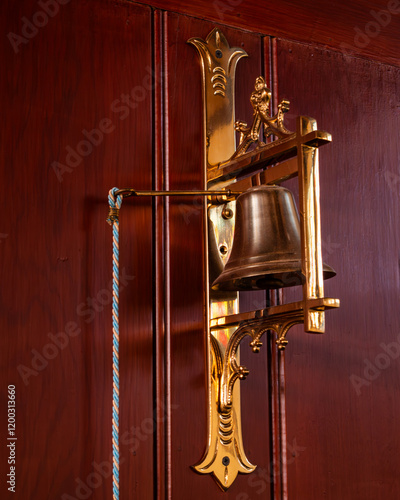 antique brass bell photo