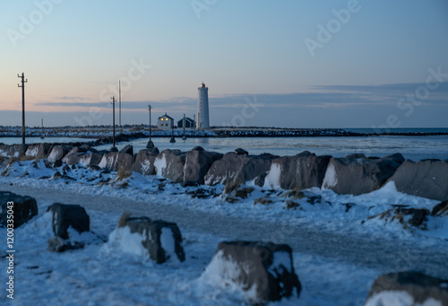 Lighthouse in iceland