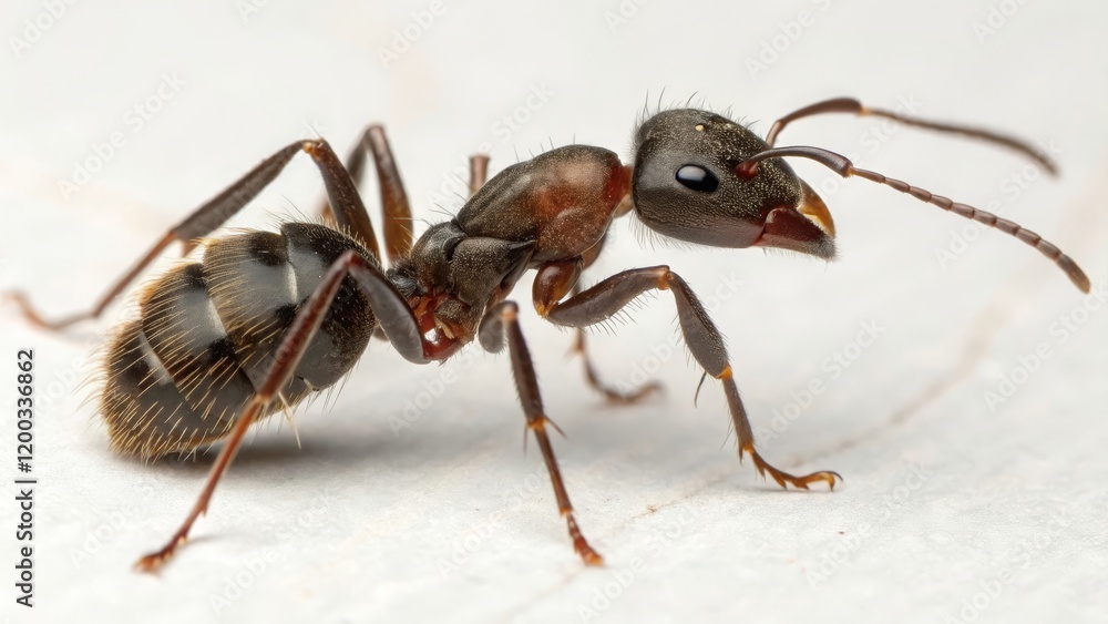 Ant behavior observation macro photography indoor environment close-up shot natural habitat insights Ant behavior observation macro photography indoor environment close-up shot natural habitat insights