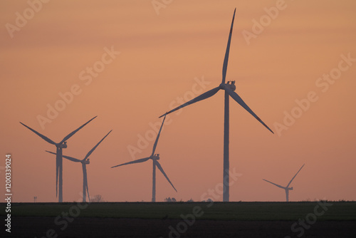 Wind farm in northern Poland