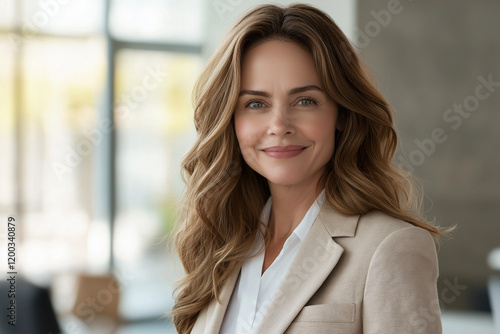 Free Download Friendly Caucasian Woman Smiling, Portrait, Happy, Cheerful, Positive Vibes, Bright, Joyful          - GFXLoad