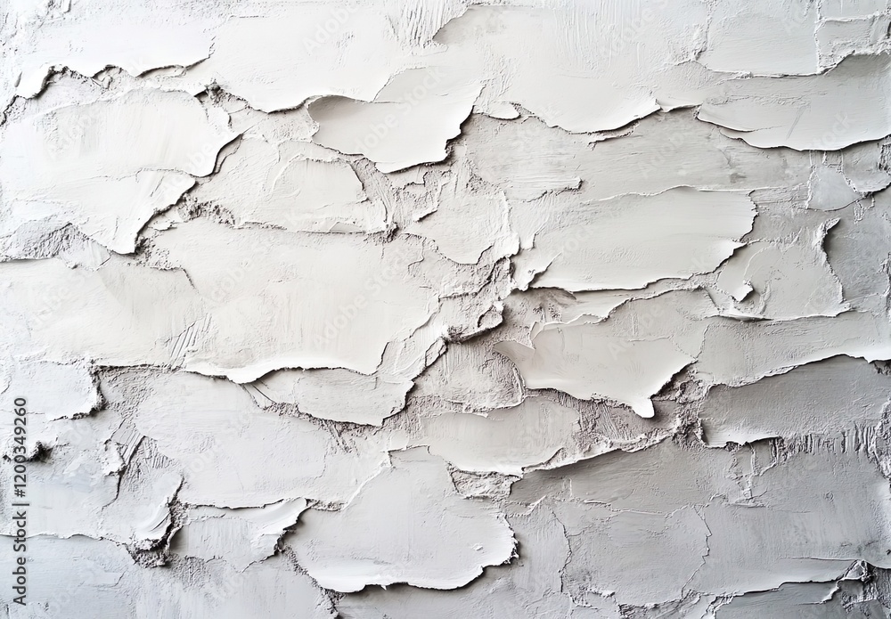 Fototapeta premium Abstract texture stained stucco light gray old White