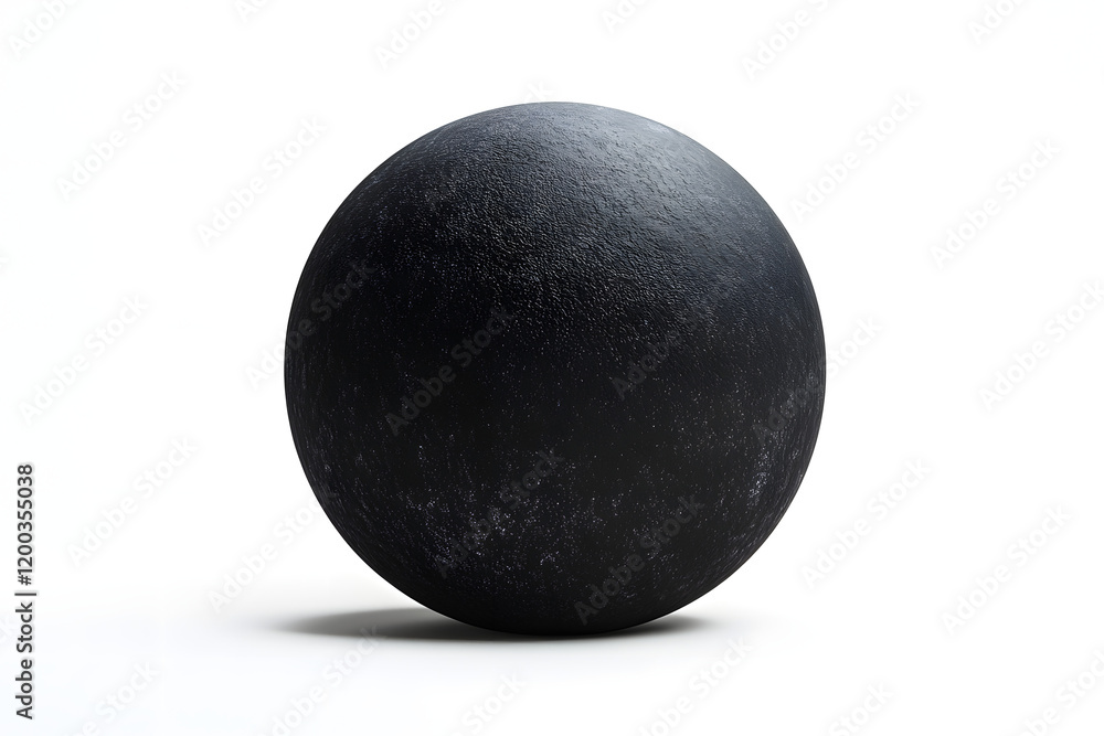 Explore Textured Black Sphere, 3D Model Explore Textured Black Sphere, 3D Model