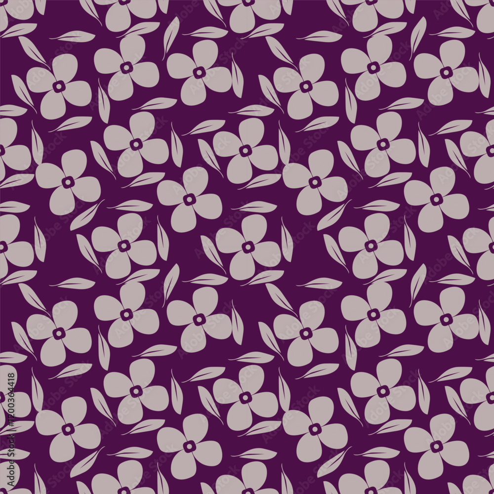 Vector illustration of a seamless floral pattern with spring flowers. Lovely floral background in sweet colors Vector illustration of a seamless floral pattern with spring flowers. Lovely floral background in sweet colors