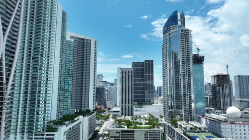 Miami downtown and Paramount Miami Worldcenter