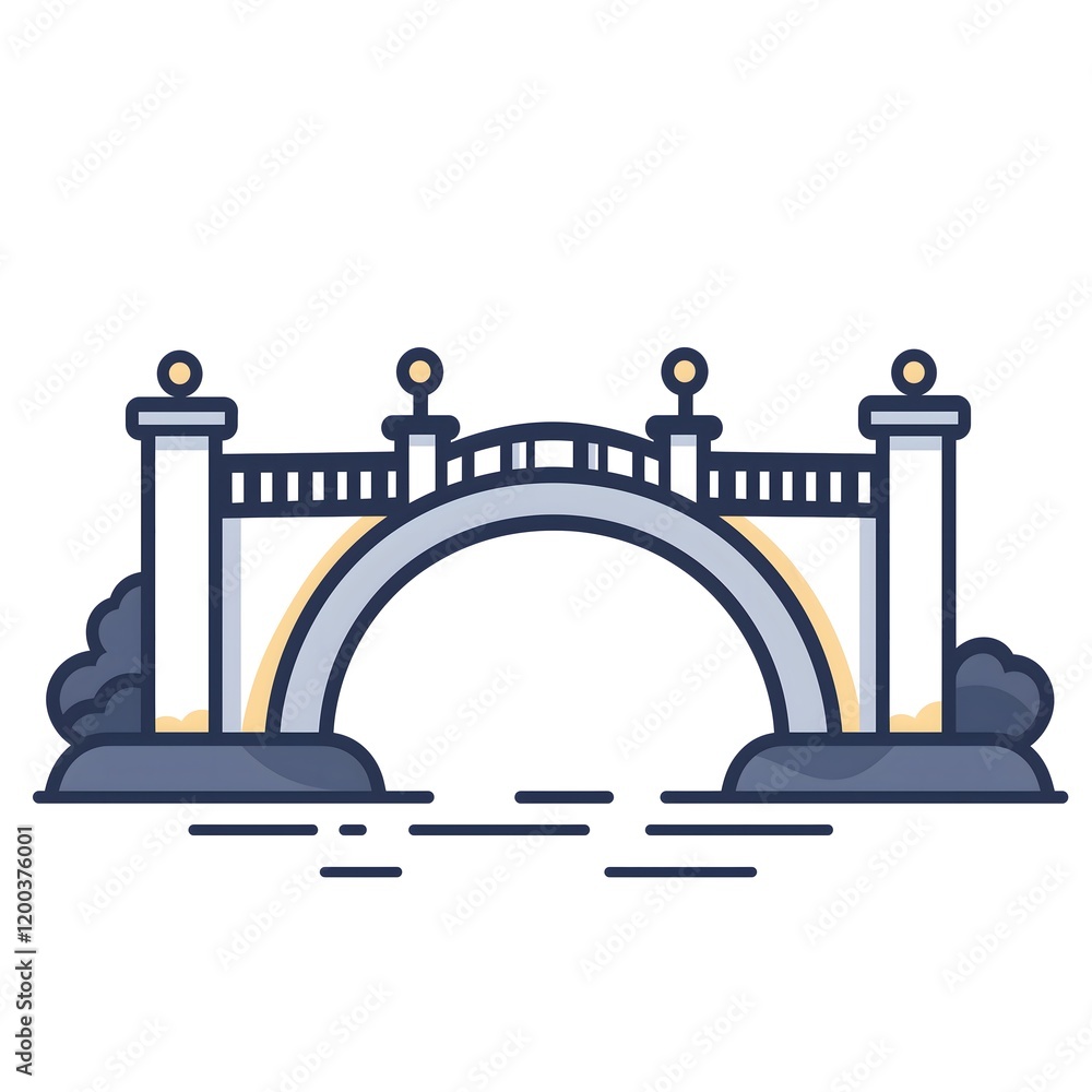 2d minimalist navy blue bridge logo icon architecture connectivity isolated on a white background 2 2d minimalist navy blue bridge logo icon architecture connectivity isolated on a white background 2