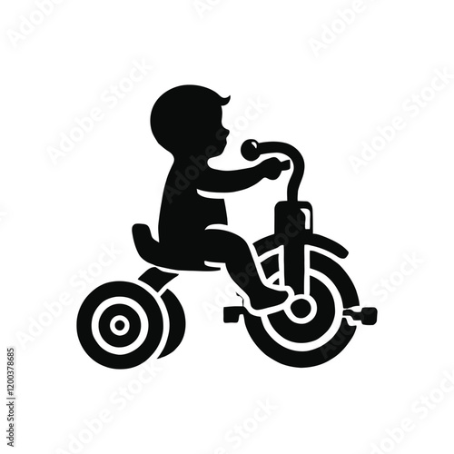 Child on Tricycle