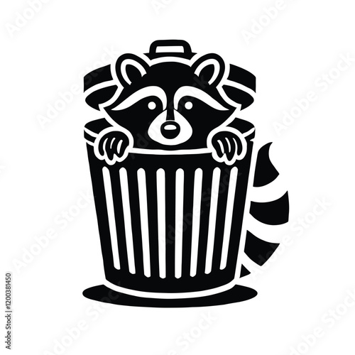 Raccoon Silhouette