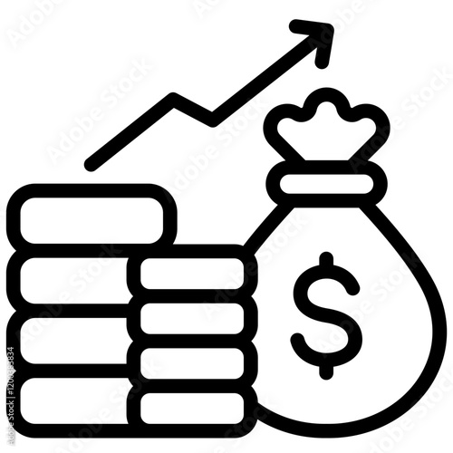 Profit Outline Icon