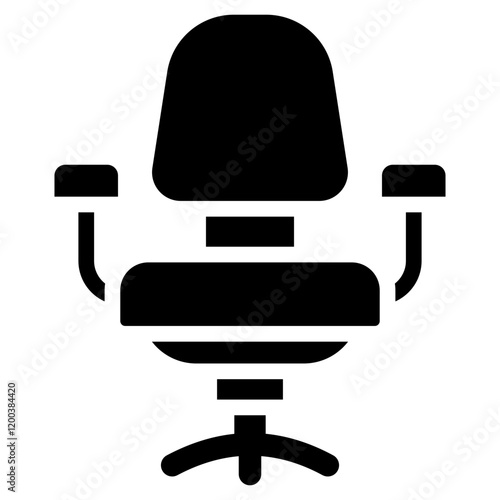 Chair Glyph Icon