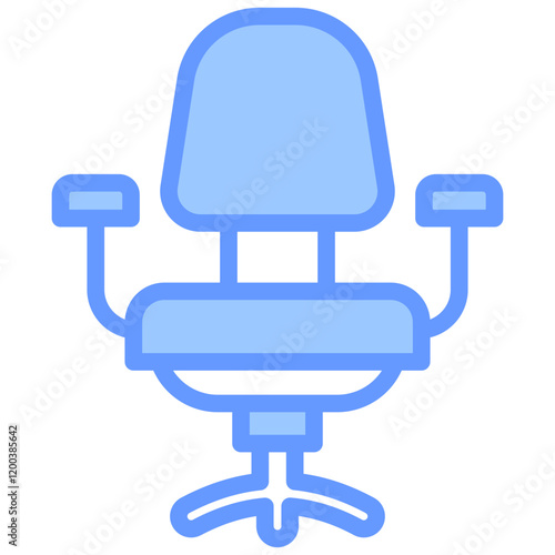 Chair Blue Icon