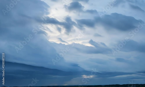Stunning Cloudscape Views, Time lapse on the morning