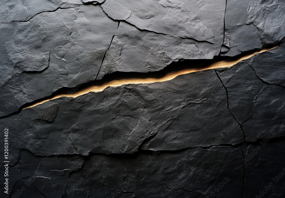 A wallpaper with a dark black rock texture set against a light reflective backdrop A wallpaper with a dark black rock texture set against a light reflective backdrop