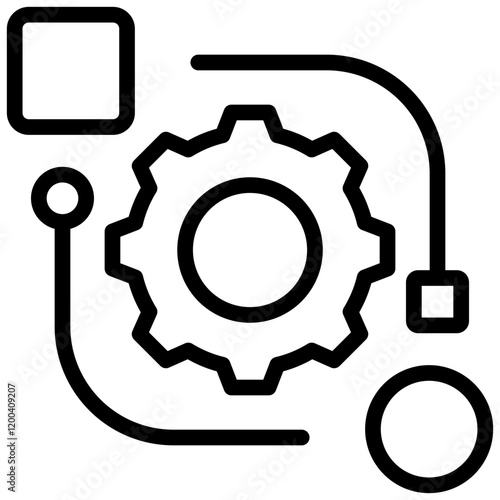 Transformation Outline Icon