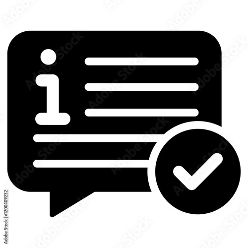 Advice Glyph Icon