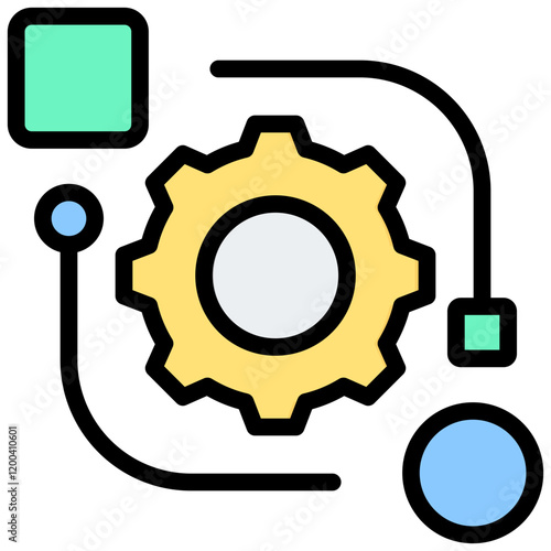 Transformation Outline Color Icon