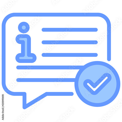 Advice Blue Icon