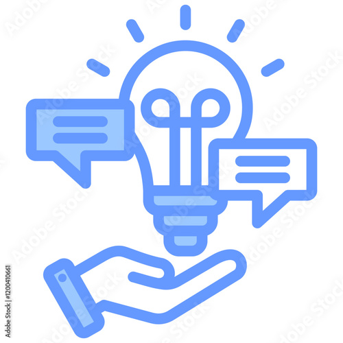 Solution Blue Icon