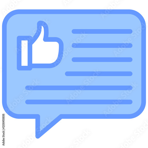 Feedback Blue Icon