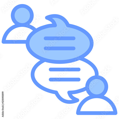 Communication Blue Icon