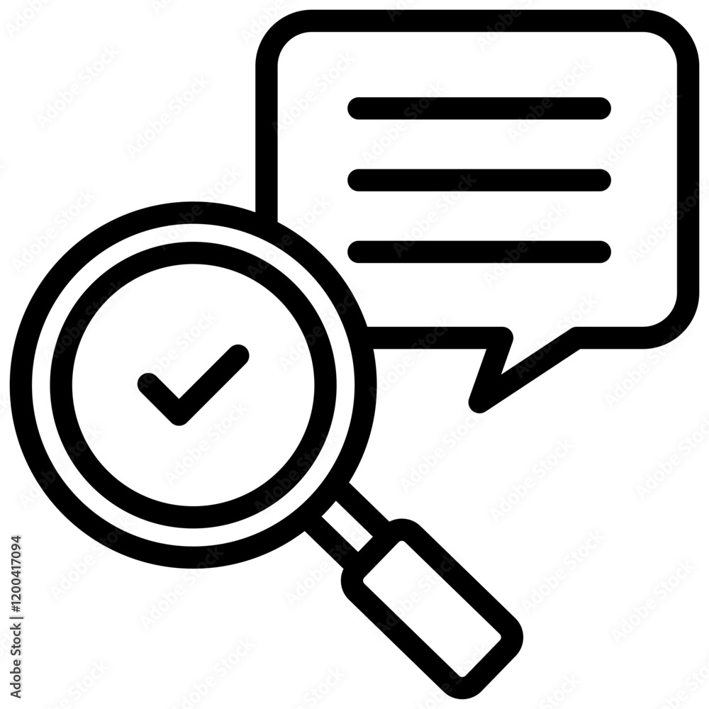 Descriptive Analytics Outline Icon Descriptive Analytics Outline Icon